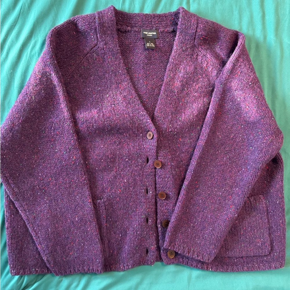 Women's Purple The Limited Wool sweater